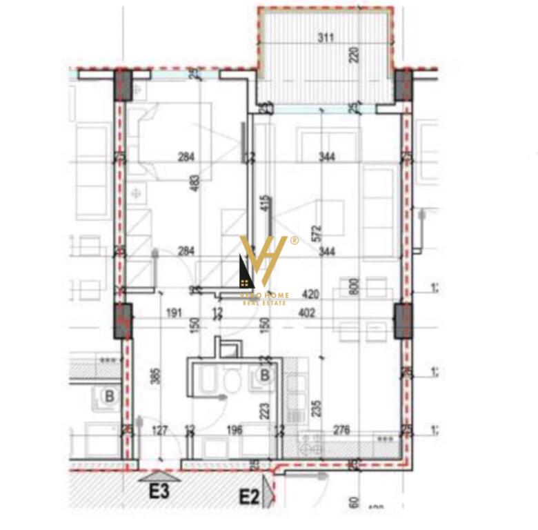 FOR SALE APARTMENT 1+1 DRITAN HOXHA STREET, LAPRAKE