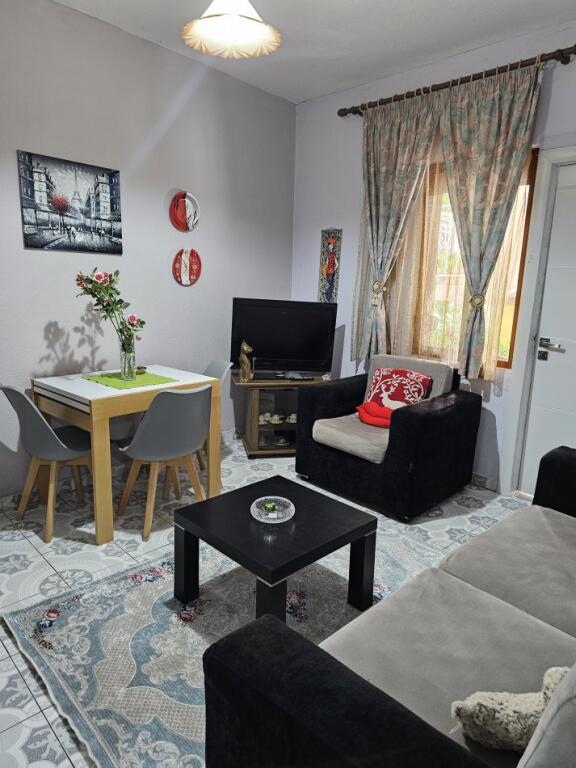 Apartment 1+1 for rent, Don Bosko, near pizzeria Herdi, further down and on Jordan Misja street.