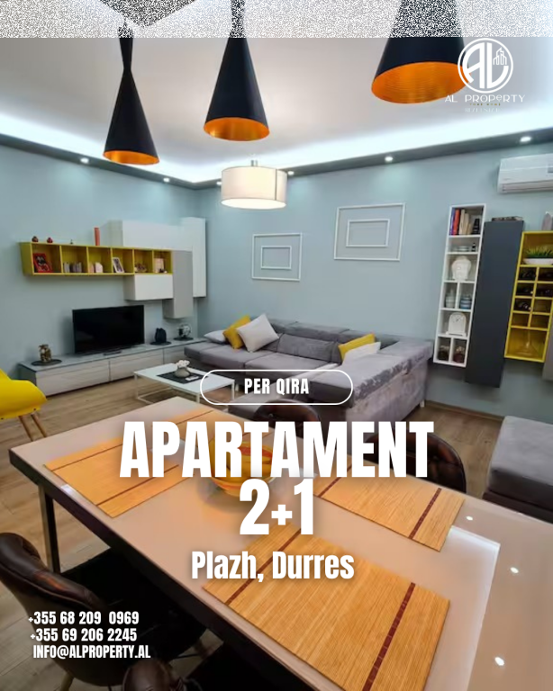 Appartamento 2+1 con vista mare, in affitto Spiaggia-Durres