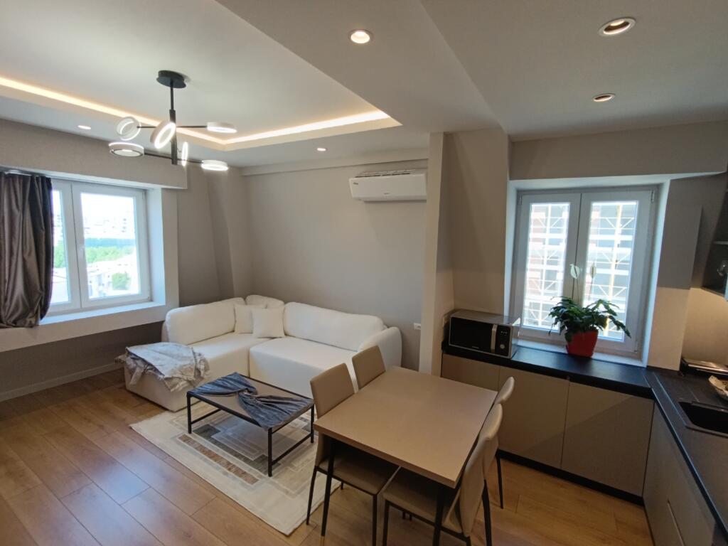 An apartment 1+1 with a veranda is for rent.
