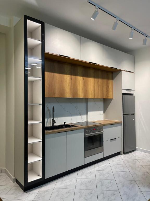 An apartment 1+1 is offered at Kodra e Diellit.