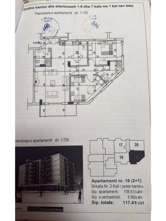 APARTAMENT 2+1 PER SHITJE NE FRESK!