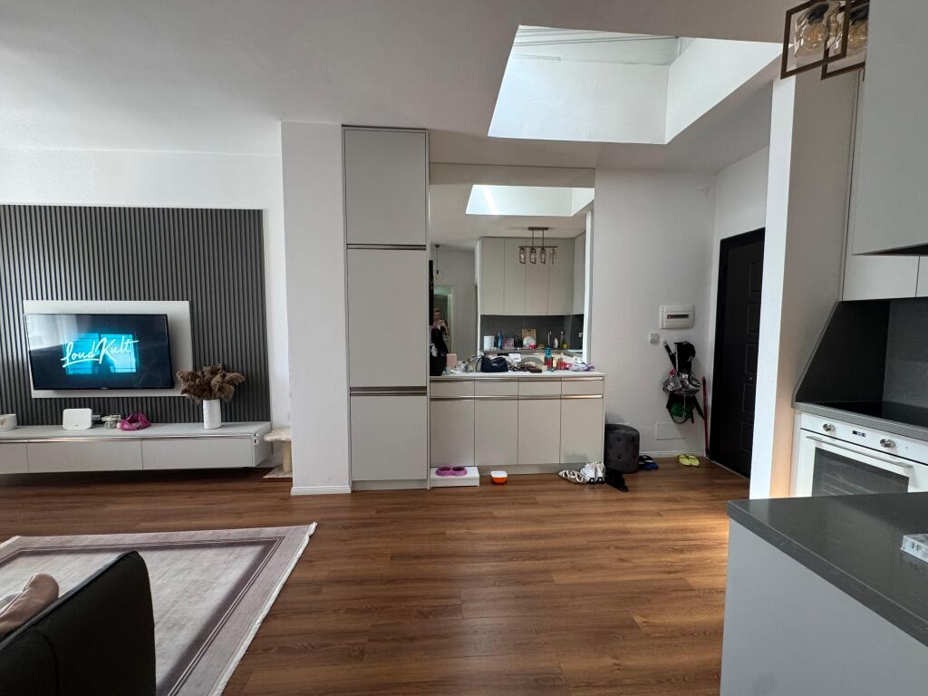 I am selling a 1+1 apartment with parking space on Kavaja Street.