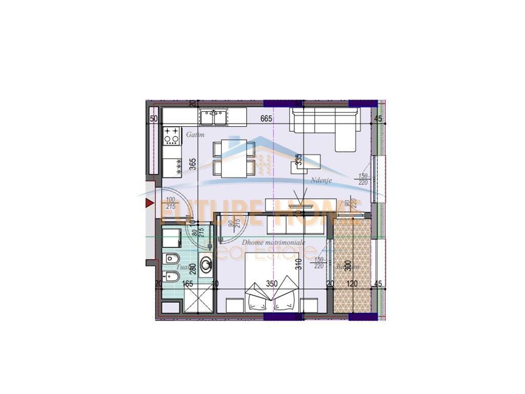 For sale, Apartment 1+1, Casa Italia, Tirana Entry 3