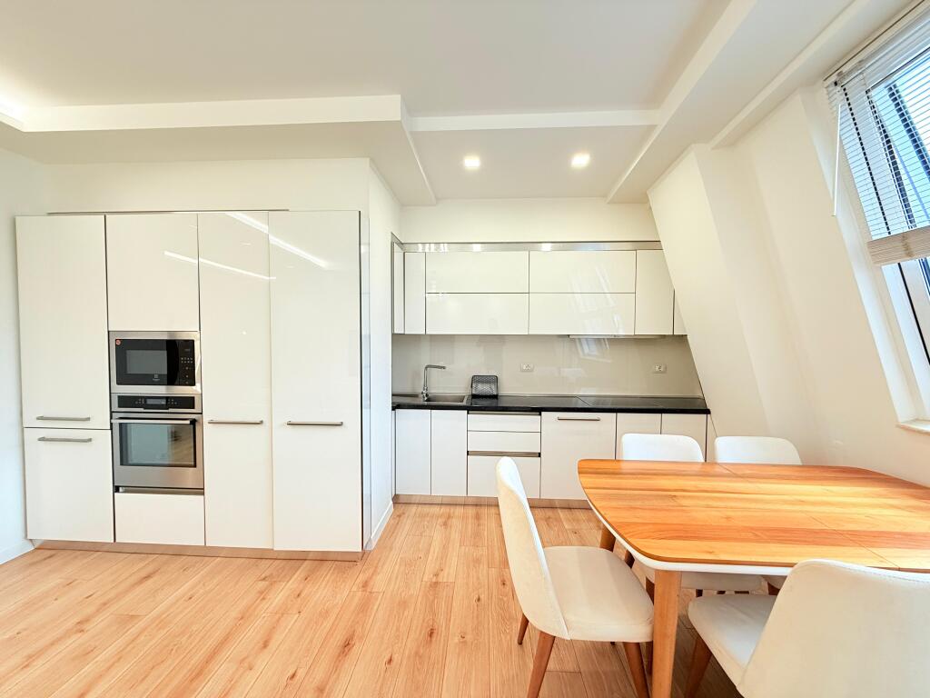 An apartment 2+1 is for rent near the Air Albania Stadium.