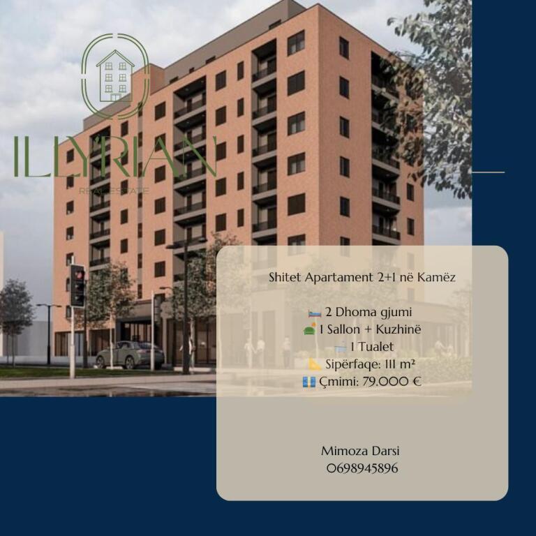 Apartment for sale in Kamez