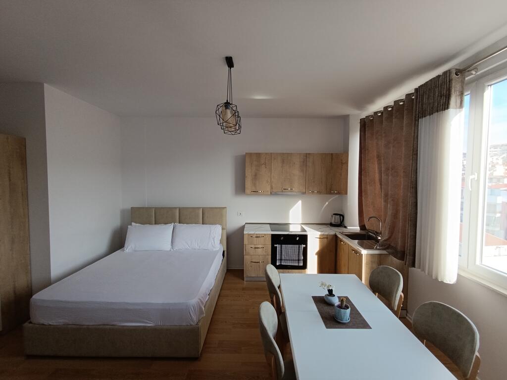 Apartment 1+1 and garage for rent, at Kristal center bridge.