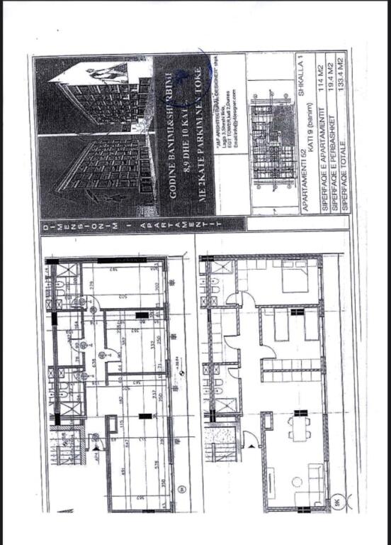 For sale apartment 3+1+2 in Xhamllik