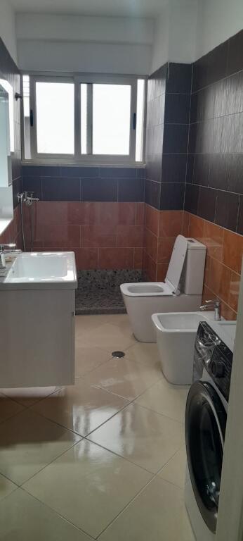Tirana, an apartment 2+2+3 with balcony is for rent, 3rd floor, 118 m².