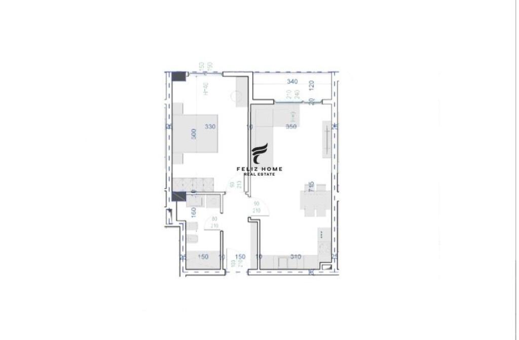 SHITET APARTAMENT 1+1 KAMEZ