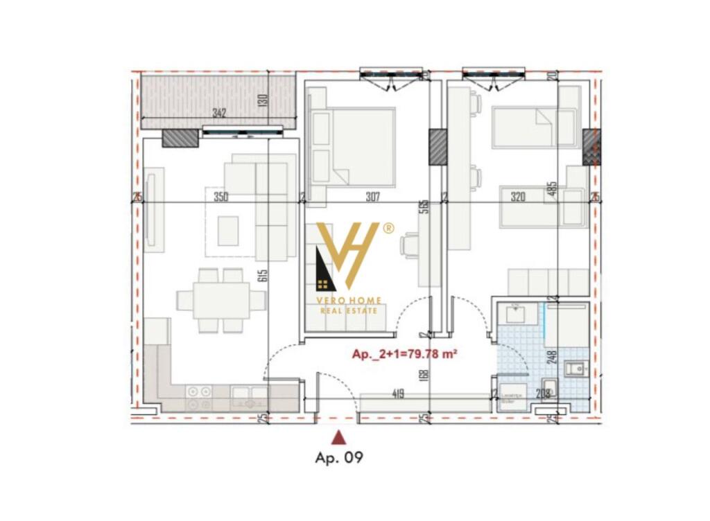 IN VENDITA APPARTAMENTO 2+1+BLK A PASKUQAN
