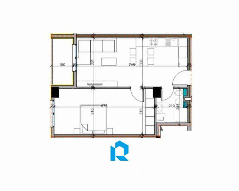 Tek Rezidenca Aluna, Shitet Apartament 1+1 Me Pamje Nga Bulevardi!