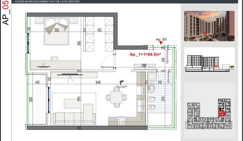 FOR SALE APARTMENT 1+1 PASKUQAN