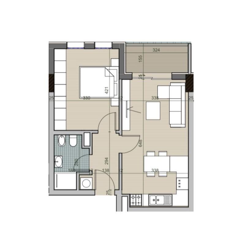 For sale 1+1 at Univers City