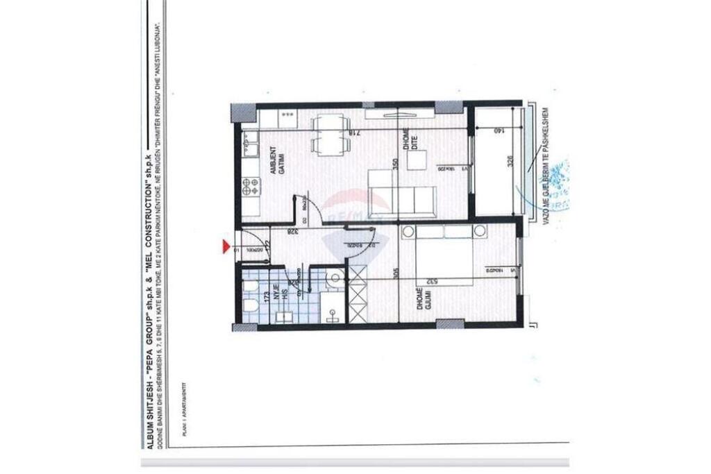 1+1 apartment for sale is offered.