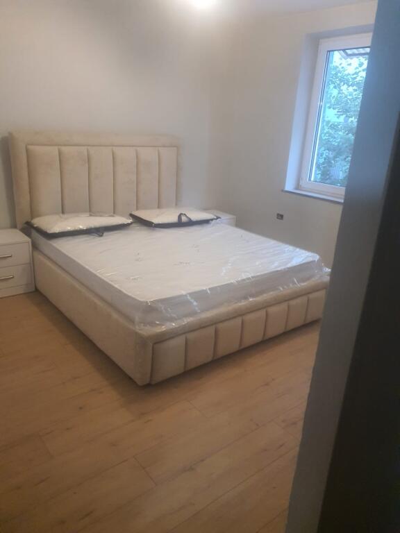 At Willson Square, Sami Frasheri St, a furnished 1+1 apartment is for rent.