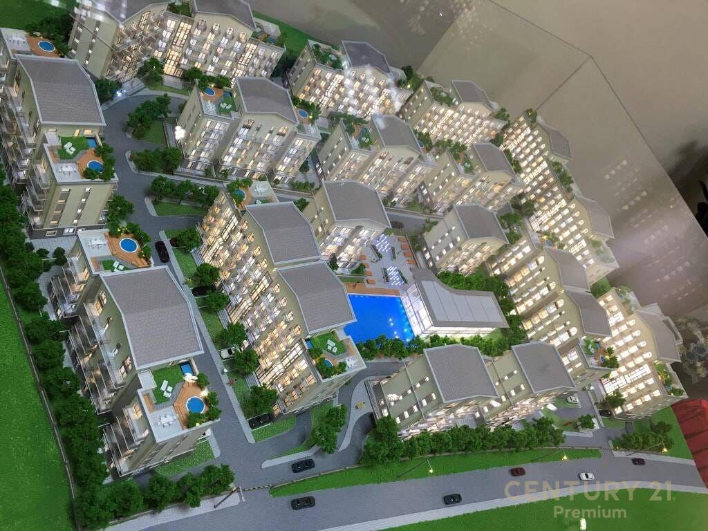 Appartamento 2+1 in vendita nella residenza Tirana Cielo a Mjull Bathore vicino a TEG