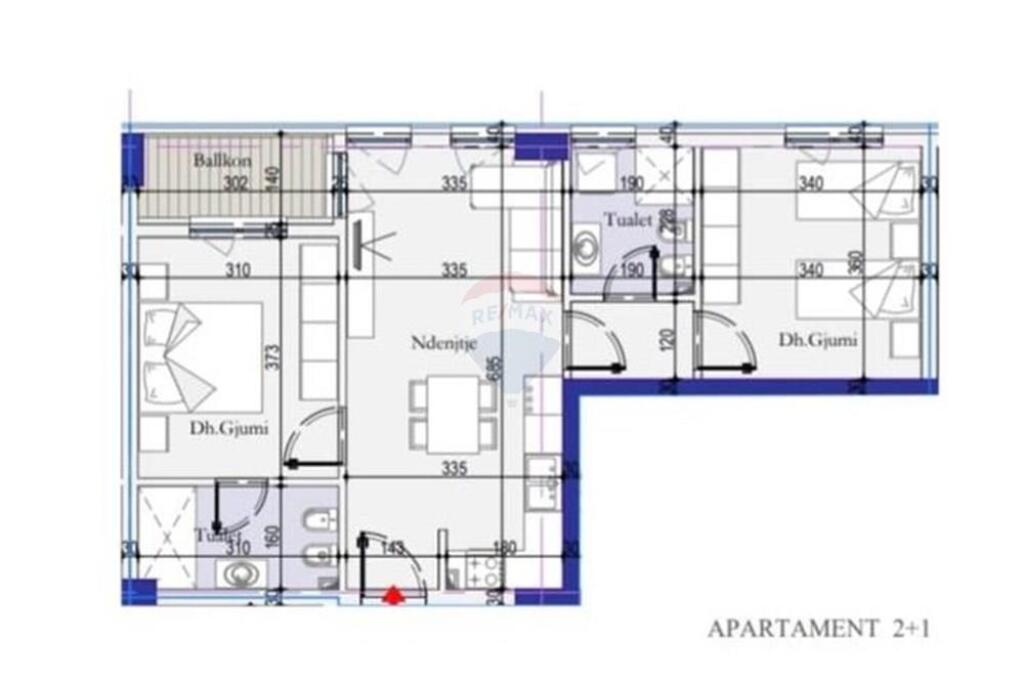 Shitet Apartament 2+1 në Tirana entry