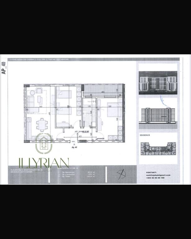 APARTAMENT PER SHITJE NE KAMEZ