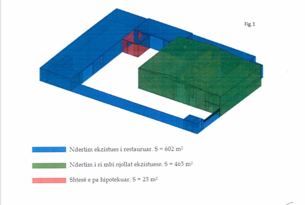 🔵 FOR SALE: LAND + BUILDING (Kombinat - Rruga Qelqit) 📍1067 m² building + 1700 m² land 💰 Price: €850,000 (Negotiable)