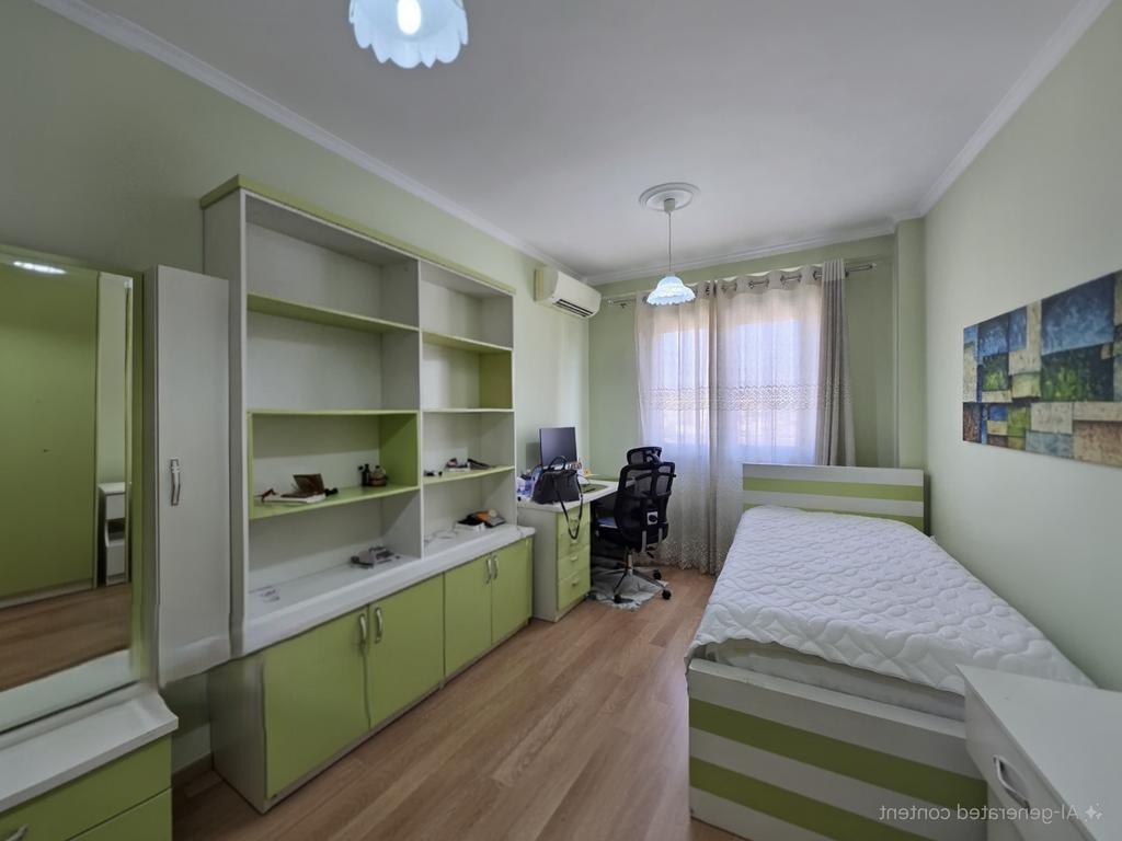 Apartment 2+1+2 bathrooms + parking space for rent at Tregu i Ri Elektrik, Ali Dem
