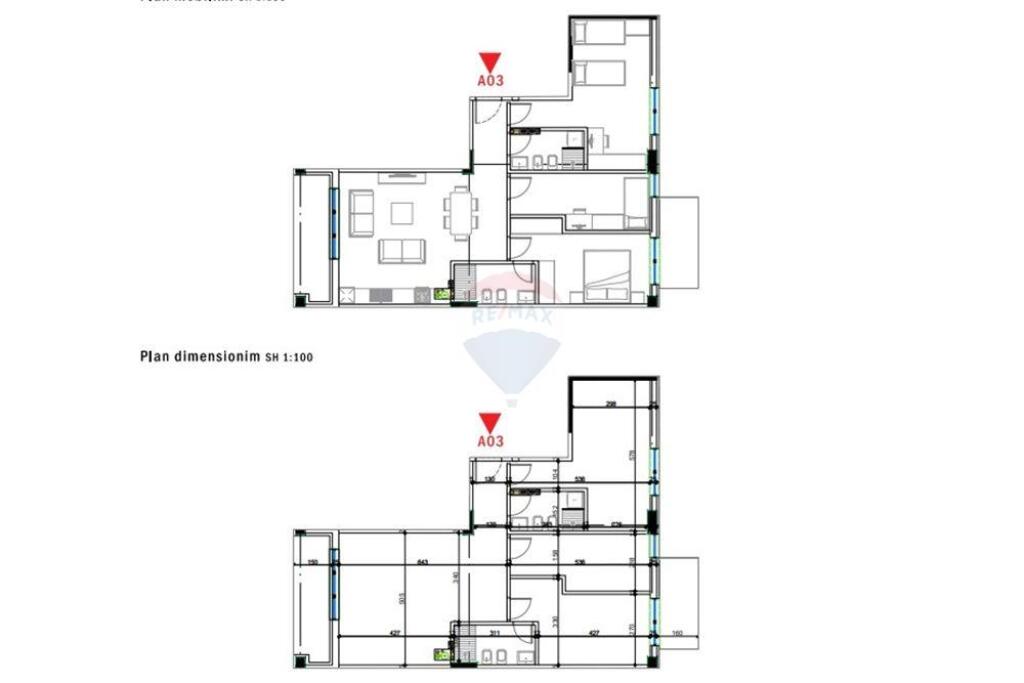 Apartament 3+1 te Bulevardi i Ri, Kompleksi Ndre Gjoni.