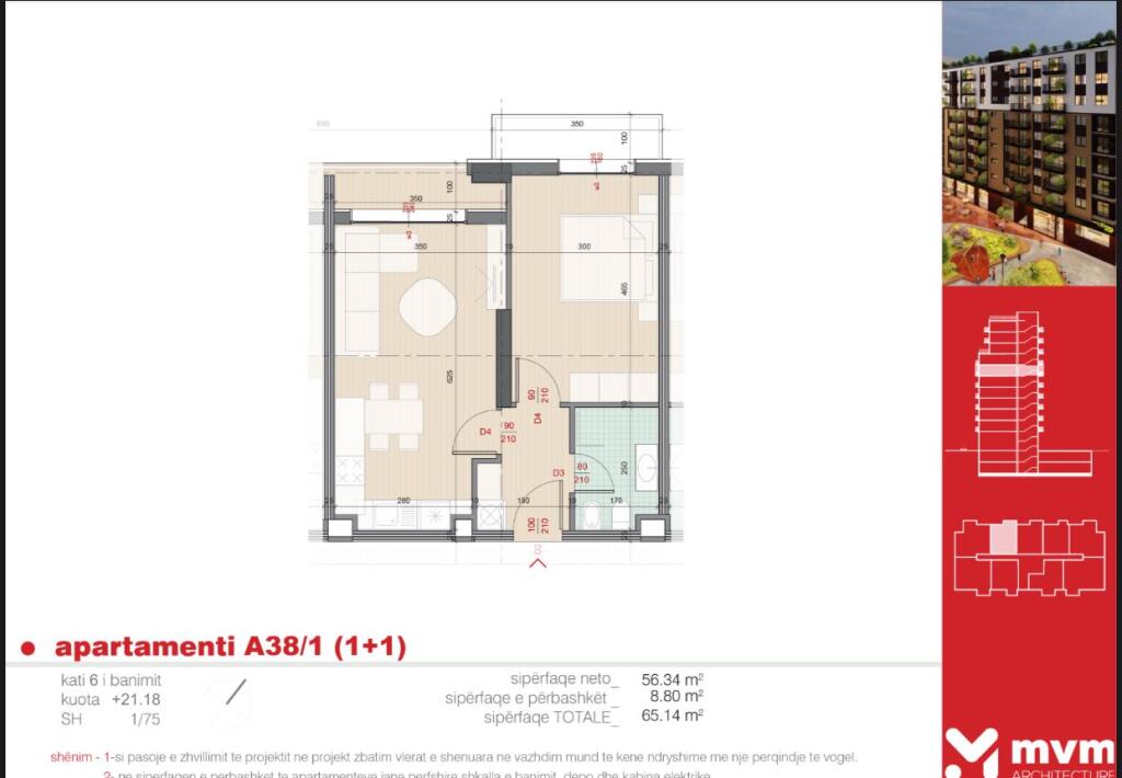 For sale Apartment 1+1 Former Aviation Field