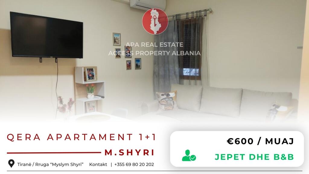 For Rent Apartment 1+1 - Myslym Shyri
