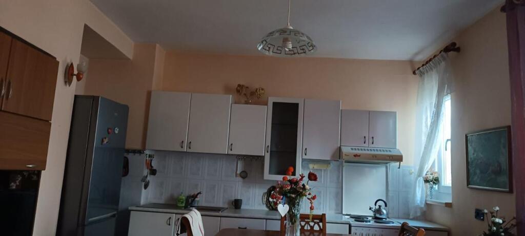 An apartment 2+1 is for rent near the center in Tirana.