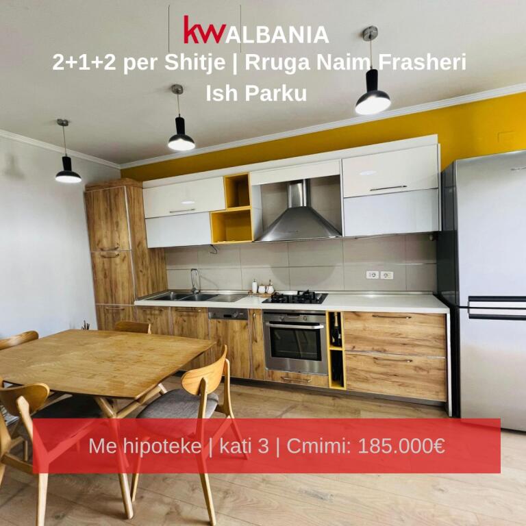 For sale apartment 2+1+2 near Ndre Mjedës, area of the former Park - Tirana