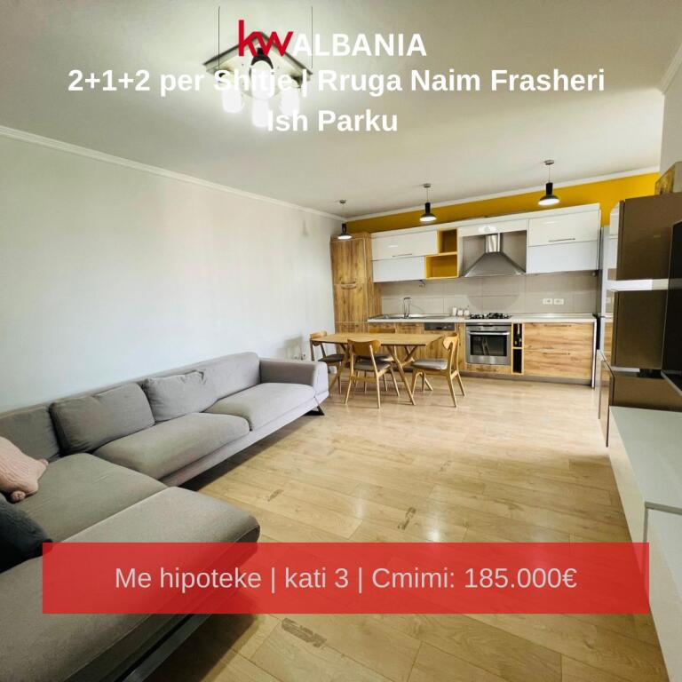 For sale apartment 2+1+2 near Ndre Mjedës, area of the former Park - Tirana