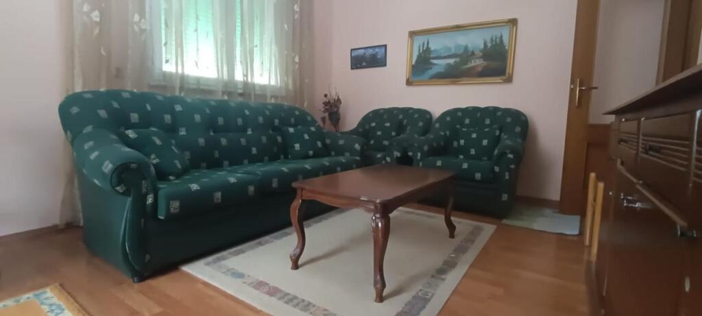An apartment 2+1 is for rent near the center in Tirana.