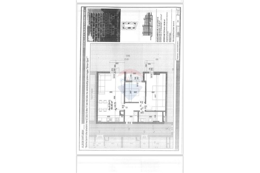 Shitet Apartament 2+1 në Ndërtim MEIs Garden Residence, Ish-Fusha e Aviacionit