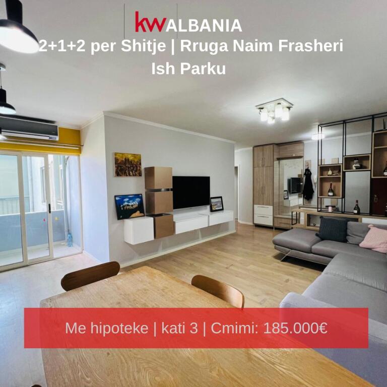 For sale apartment 2+1+2 near Ndre Mjedës, area of the former Park - Tirana