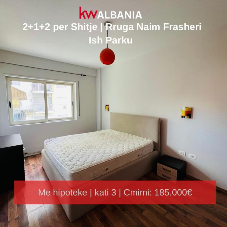 For sale apartment 2+1+2 near Ndre Mjedës, area of the former Park - Tirana