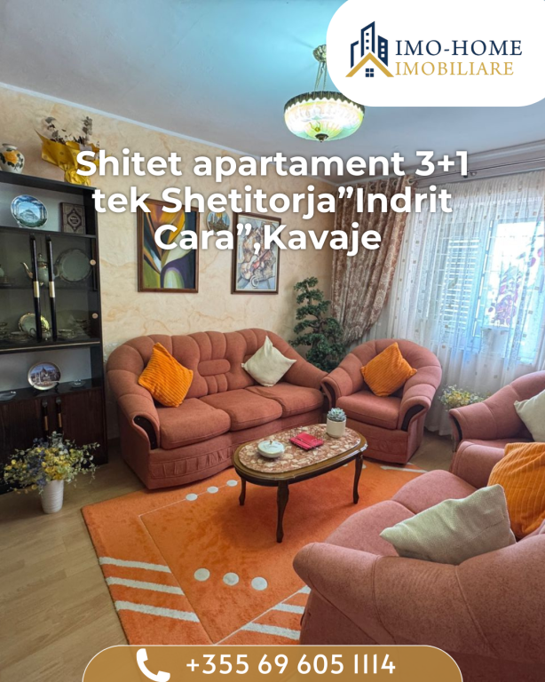 ⚡️3+1 apartment for sale near the “Indrit Cara” promenade, Kavaje⚡️