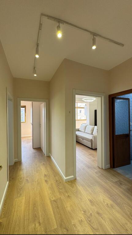 In the area of December 21, near Hotel Mondial, a 2+1 apartment is for rent, partially furnished.