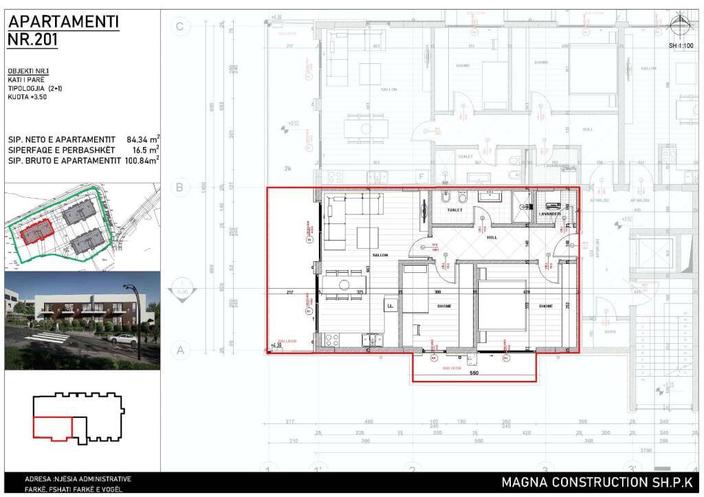 Apartment for sale 2+1