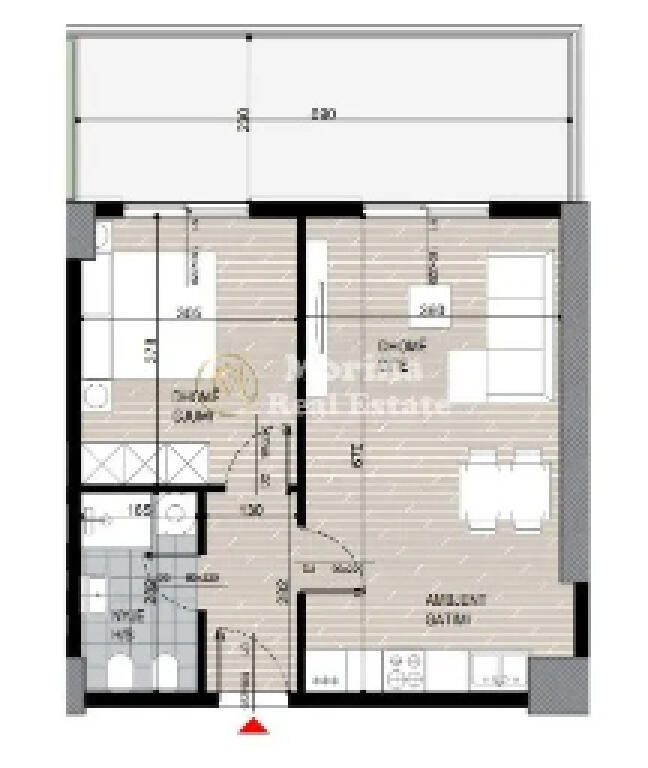 Shitet, Apartament 1+1, Ish Fusha e Aviacionit, 1400 Euro/m2