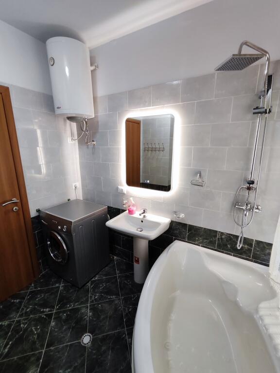 Delijorgji Complex, Kavaja Street offers for rent an apartment, 2+1+parking space, furnished.