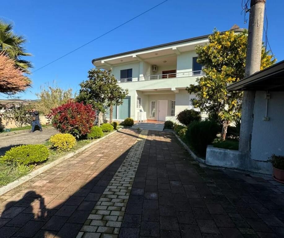 For sale a 2-story villa in a quiet area of the village, with quick access to the center, Kavajë.