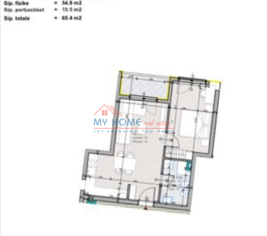 1+1 Apartment for Sale in Paskuqan