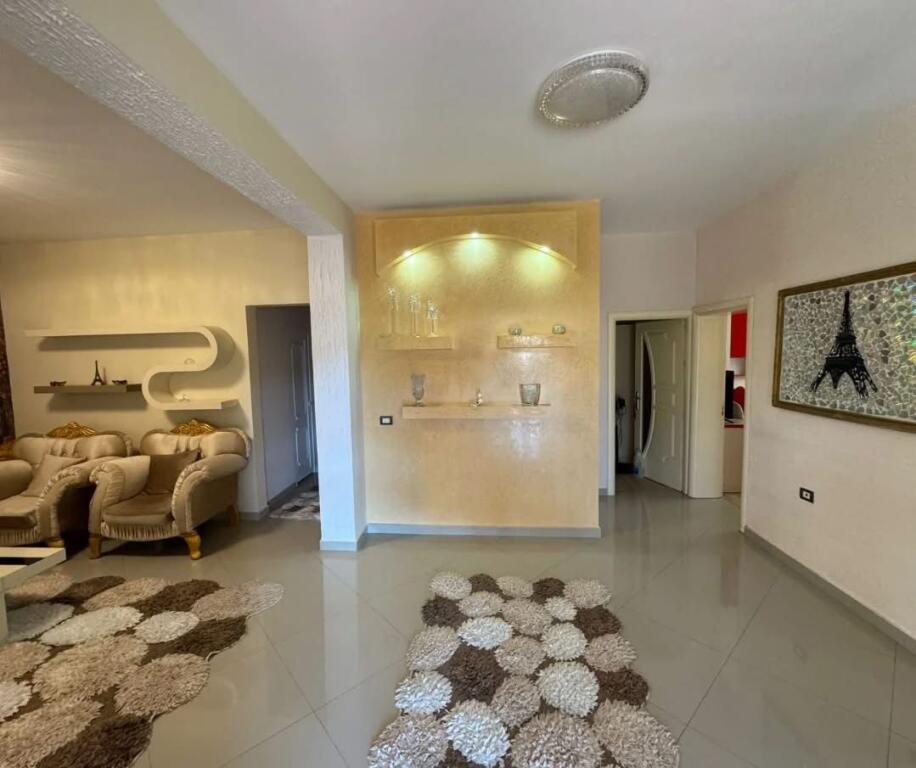 For sale a 2-story villa in a quiet area of the village, with quick access to the center, Kavajë.