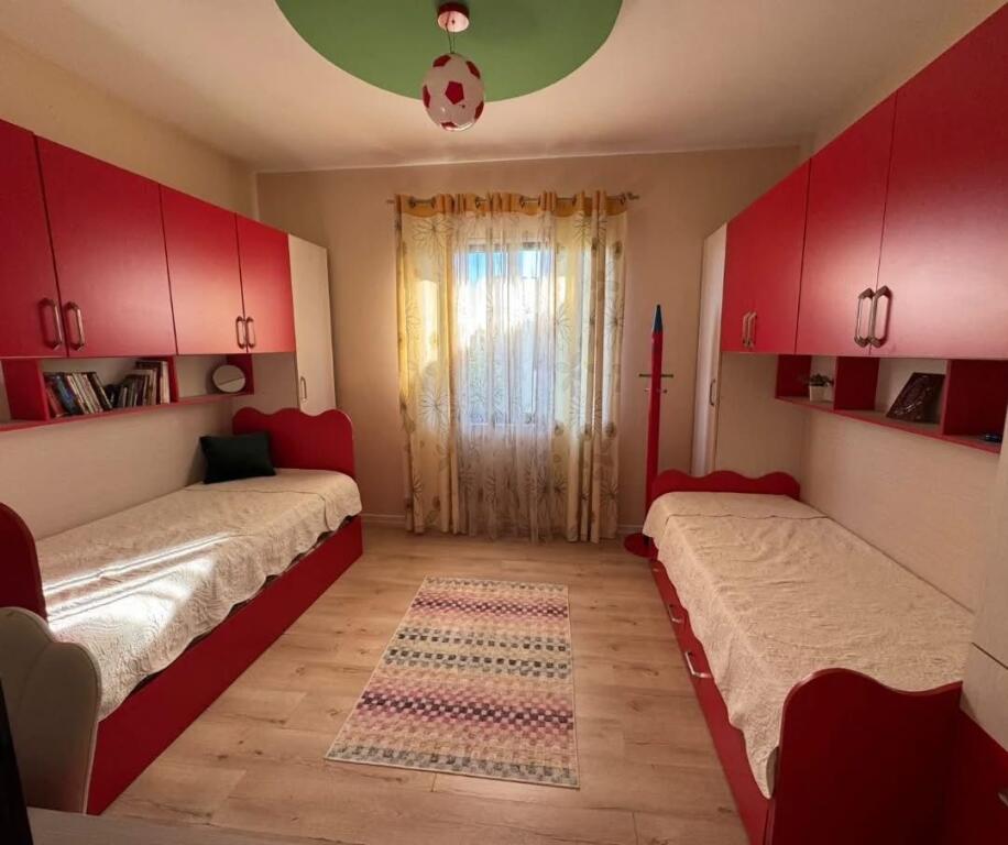 For sale a 2-story villa in a quiet area of the village, with quick access to the center, Kavajë.