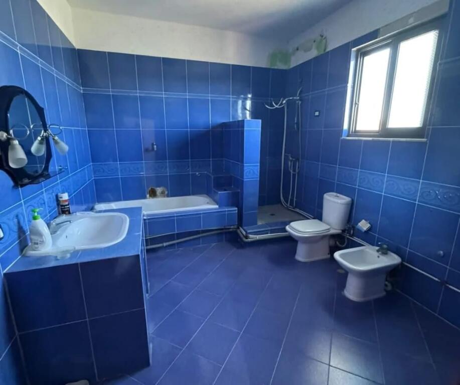 For sale a 2-story villa in a quiet area of the village, with quick access to the center, Kavajë.