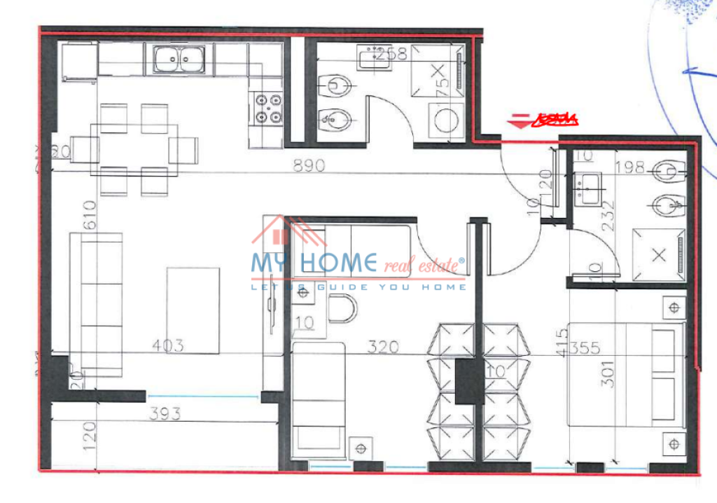 2+1 apartment for sale at Univers City Tirana