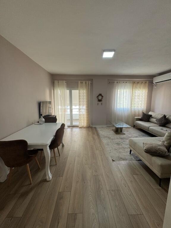 An apartment 2+1 is for rent at the Thesari i Shtetit, Fresk.