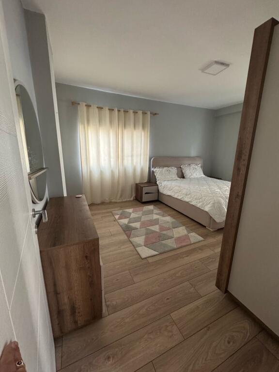 An apartment 2+1 is for rent at the Thesari i Shtetit, Fresk.