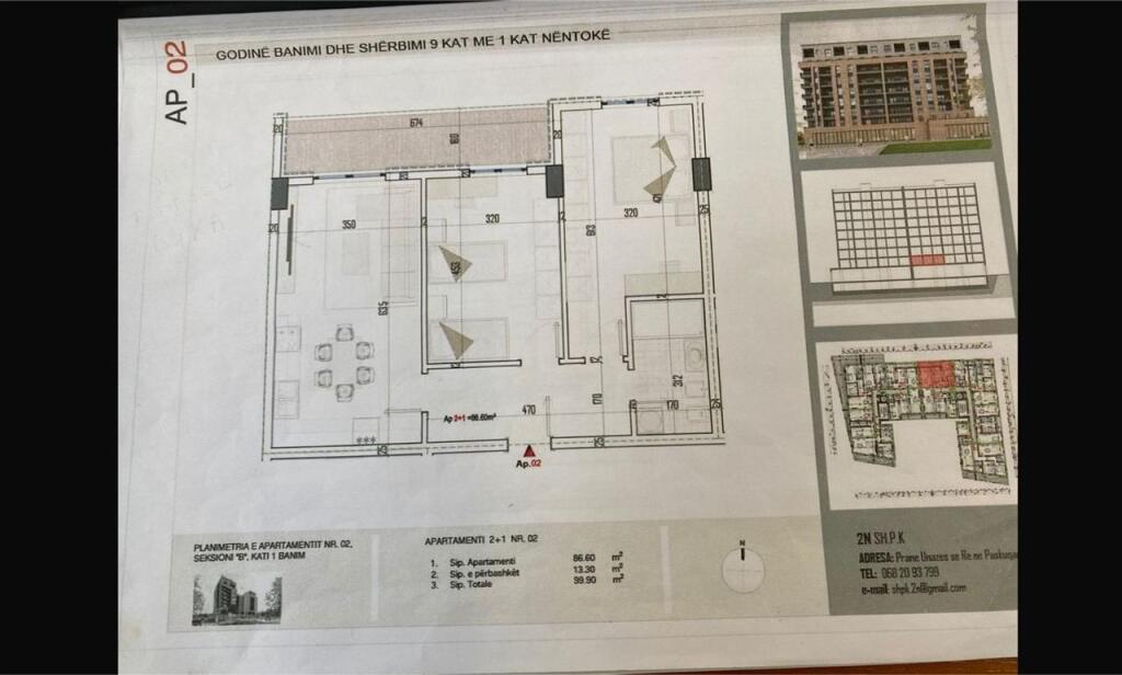 Apartament për shitje në Paskuqan, lidhja e Prizrenit