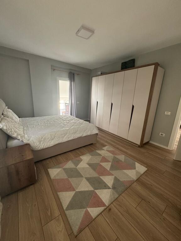 An apartment 2+1 is for rent at the Thesari i Shtetit, Fresk.